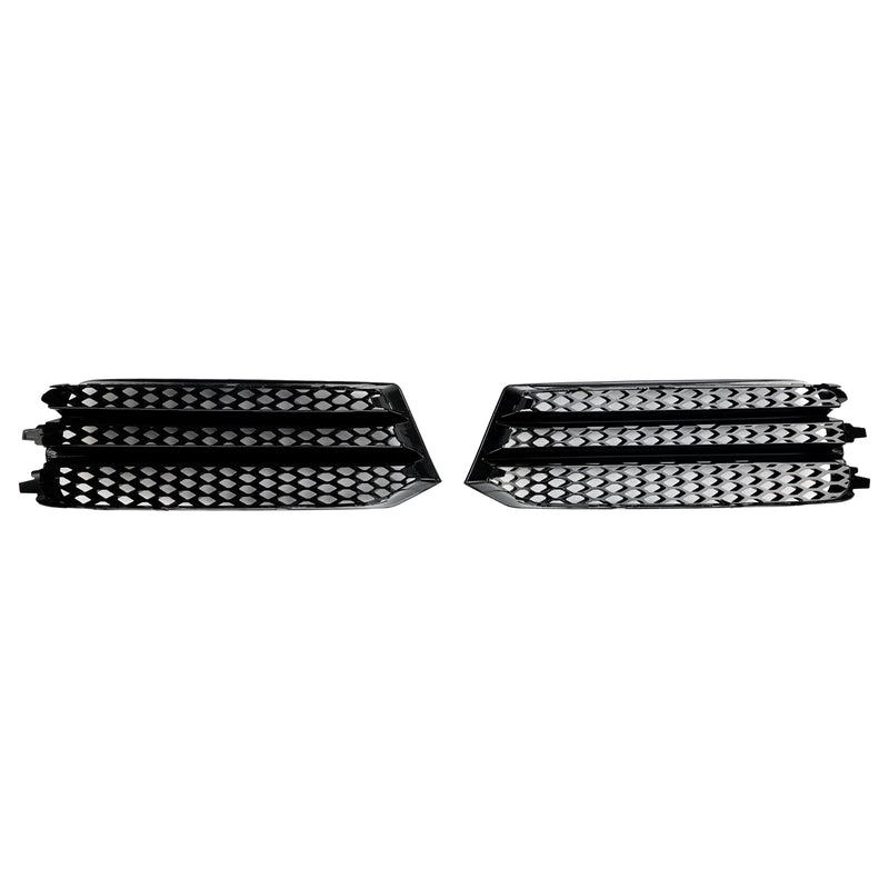 Audi A1 8X 2015-2018 Pair Front Bumper Fog Light Cover Grill Grille