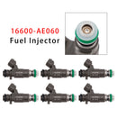 6Pcs Fuel Injector For Nissan Altima 3.5L VQ35DE VK45DE 02-05 16600-AE060