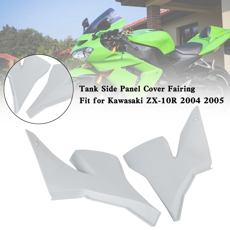 Kawasaki ZX 10R 2004 2005 Tank Side Trim Cover Panel Fairing Cowl