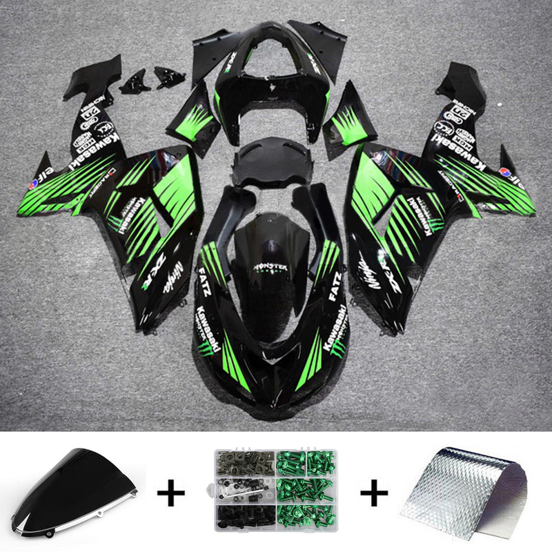 Amotopart Kawasaki ZX10R 2006-2007 Fairing Kit Bodywork Plastic ABS