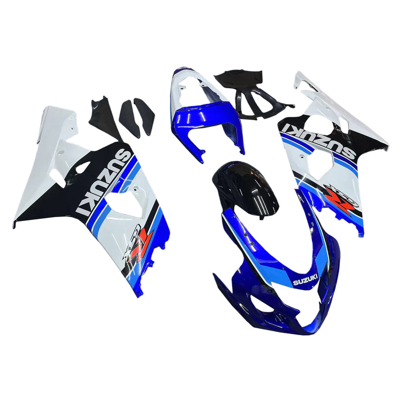 Fairings 2004-2005 Suzuki GSXR 600 750 Blue White Black GSXR  Generic