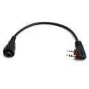 102B Transparent Air Tube Earphone In-ear with A24 Line For ICOM A25CE A25N A24