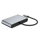 4 in 1 Docking Station TYPE-C to RJ45 100M HDMI USB3.0 PD for MacBook iPad Pro