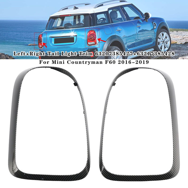 Left+Right Tail Light Trim 63217385427+63217385428 For Mini Countryman F60 2016