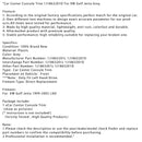 Car Center Console Trim 1J1863201D For VW Golf Jetta Grey