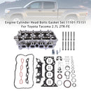 Engine Cylinder Head Bolts Gasket Set 11101-75151 For Toyota Tacoma 2.7L 2TR-FE