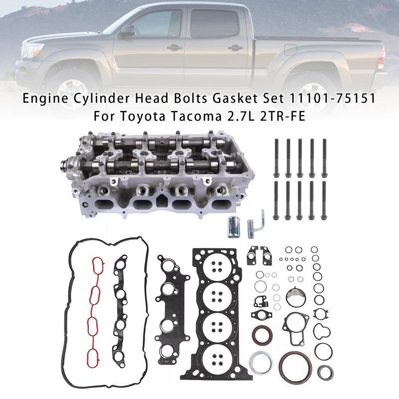 Engine Cylinder Head Bolts Gasket Set 11101-75151 For Toyota Tacoma 2.7L 2TR-FE