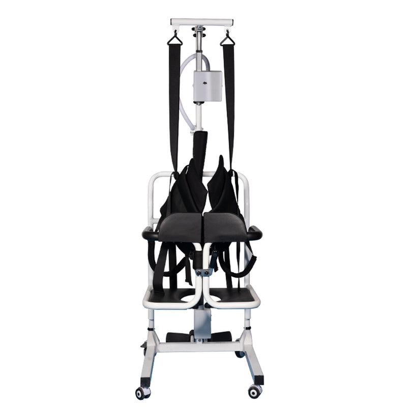 Electric Transfer Chair Patient Lift (4 in 1) for Home  180�� Split Seat 330 lbs Load-Bearing for Elderly Disabled Handicapped  Full Body Sling Portable