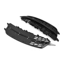 2X Car Front Bumper Fog Light Grilles For Audi A6 C7 S-Line 2012-2014