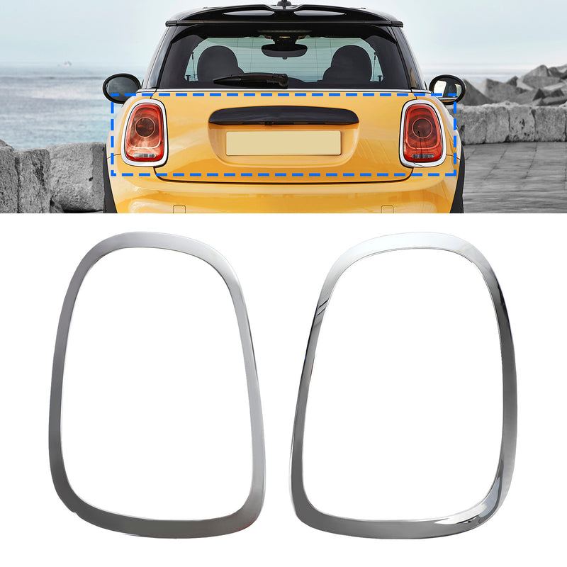 MINI JCW F55 F56 F57 2014-2021 L+R Headlight Tailight Cover Trim Chrome