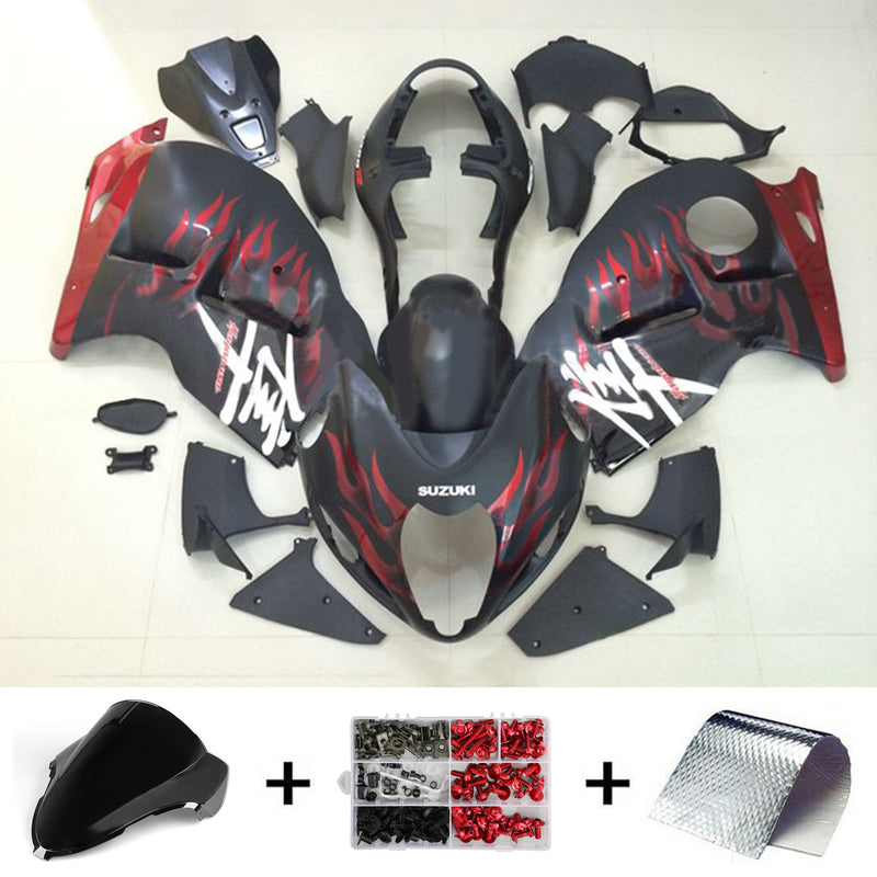 Amotopart Suzuki Hayabusa GSX1300R 1999-2007 Fairing Kit Bodywork Plastic ABS