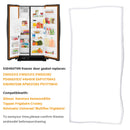 5304507199 Freezer Door Gasket for Kenmore Refrigerator AP6037262 5304507208