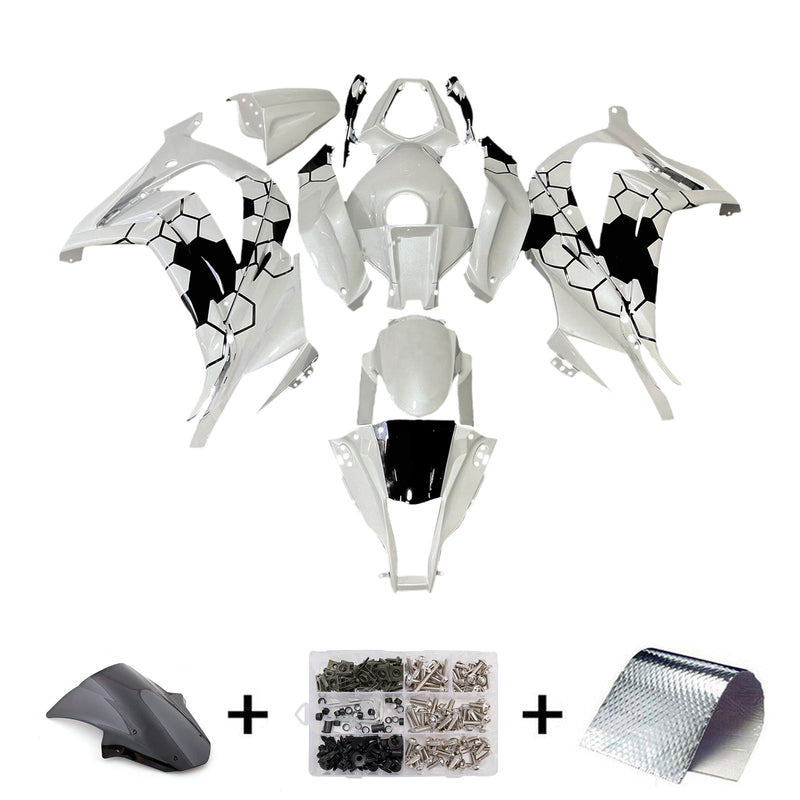 Injection Fairing Kit Bodywork Plastic ABS fit For Kawasaki ZX10R 2011-2015