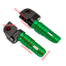 Front Footrests Foot Pegs fit for KAWASAKI ZX-4R ZX-4RR 24-25 NINJA 400 18-24