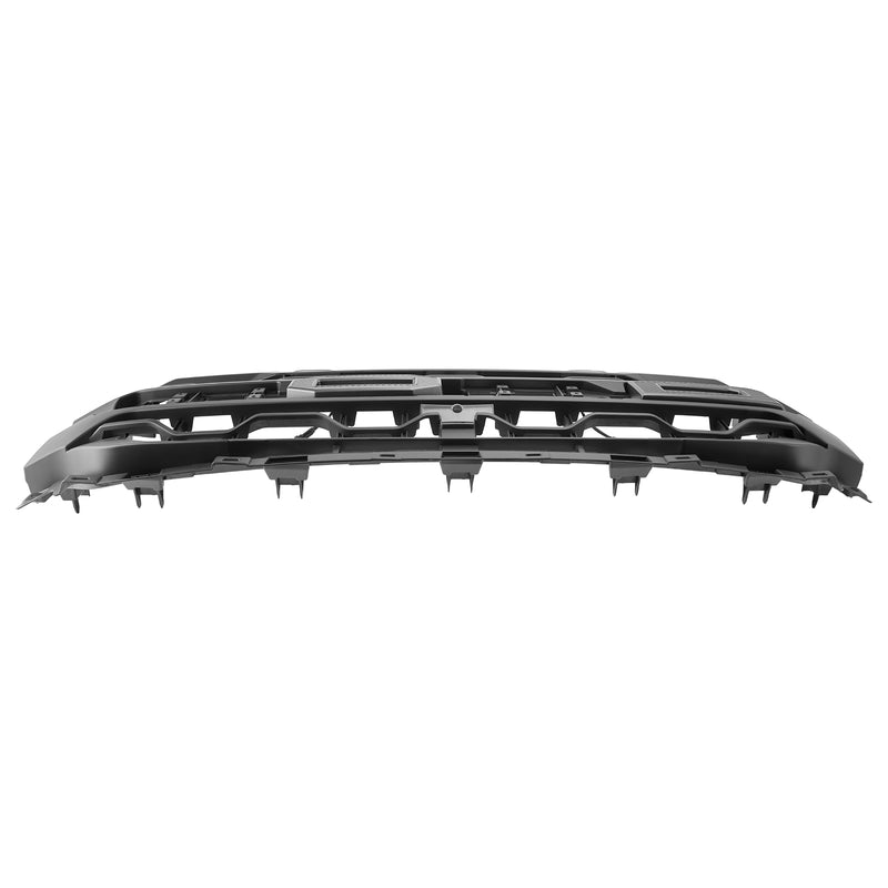 Black Front Bumper Grille Grill Fit Ford F150 2024+ With LED