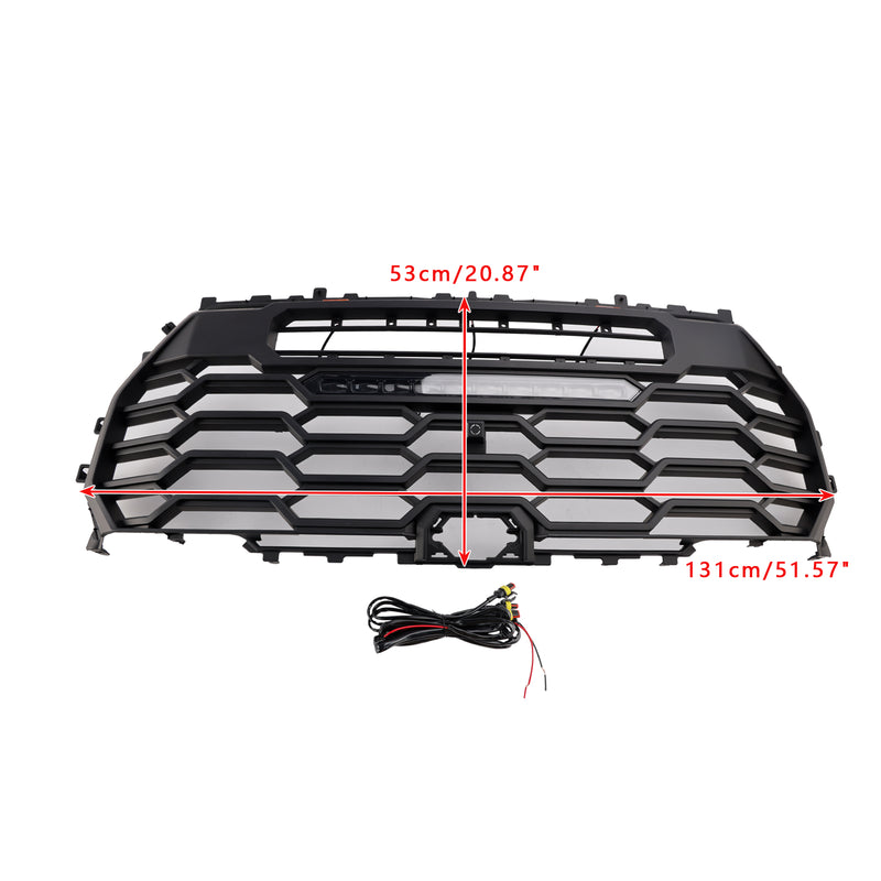 Matte Black Front Grill Grille 53101-0C220 Fit Toyota Tundra 2022-2025 TRD PRO