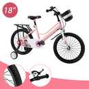 16"/18" Kids Bike for Boys and Girls with auxiliary wheels & Rack & Basket