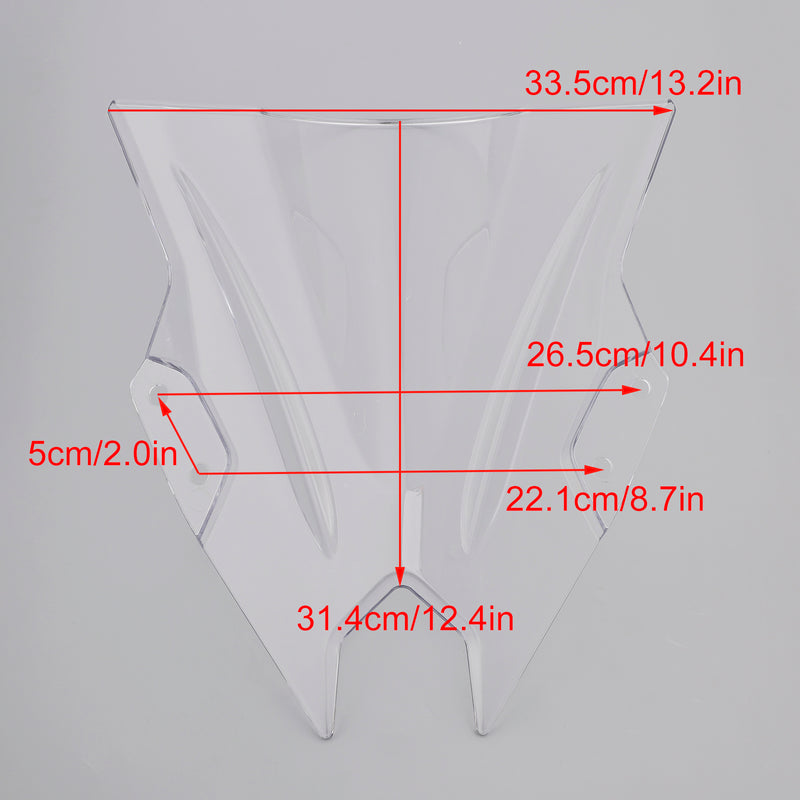 Windshield Windscreen for KAWASAKI NINJA 500 EX500R 2024-2025