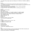 Left+Right LED Turn Signal Light Control Module For BMW F06 F12 F13