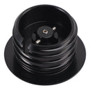 Pop Up Vented Gas Cap Set Black For Softail Low Rider Dyna Sport Super Glide