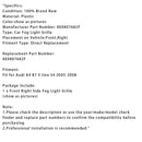 Front Right Side Bumper Grille Fog Light Grill For Audi A4 B7 S-Line S4 2005-08