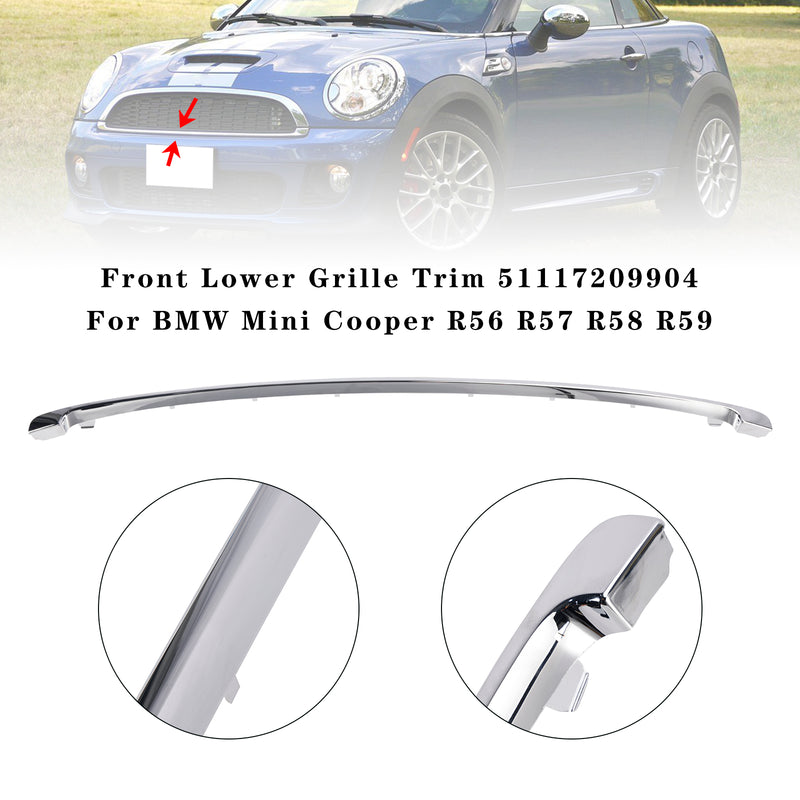 Front Lower Grille Trim 51117209904 For BMW Mini Cooper R56 R57 R58 R59