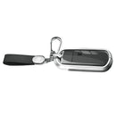 Aluminum Alloy TPU Silvery Car Key Case Cover With Buckle For Mazda CX-4 CX-5