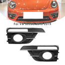 Pair Car Fog Light Grill Cover Left&Right For 2016-2019 VW Beetle
