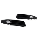 2PCS Fog Light Cover Grille Grill Fit VW Polo 9N3 GTI 2005-2009