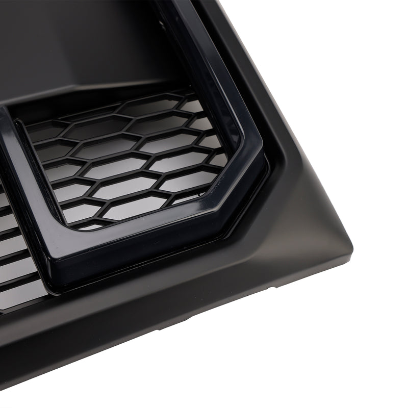 Matte Black Raptor Style Front Bumper Grille Grill Fit Ford F150 2009-2014 W/LED