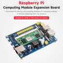 Raspberry Pi Compute Module Expansion Board CM4S/CM3/3+/3+Lite POE Power Supply