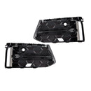 2PCS Front Bumper Fog Light Grille Trim Fit Audi A6L C8PA 2023+ Black
