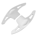 Steering Wheel Paddle Shifter Extension For Ford Explorer 13-19 Aluminium Silver