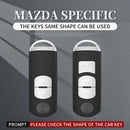 Aluminum Alloy TPU Silvery Car Key Case Cover With Buckle For Mazda CX-4 CX-5