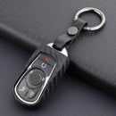 Leather Silicone Car Key Case Cover With Buckle For Buick