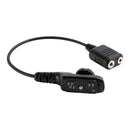 K Interface Headset Port Converter Cable for Hytera HYT PD780 PD700 PD980 PD788G