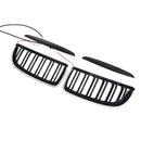 2004-2007 Fit BMW E90 Sedan Wagon 320i Front Kidney Double Slat Grille Black