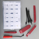 446PCS Fender Door Hood Bumper Trim Clips Body Retainer Assortment&Removal Tool