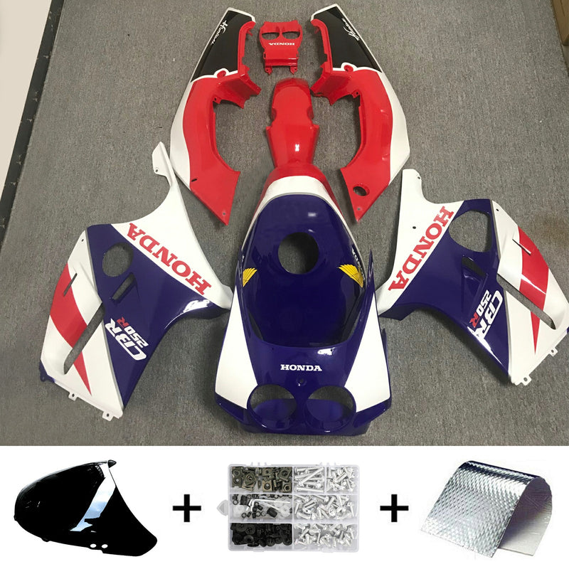 Amotopart Honda CBR250RR MC22 1990-1998 Fairing Kit Bodywork Plastic ABS