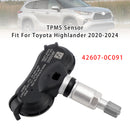 1X TPMS Tire Pressure Sensor For Toyota RAV4 Highlander Tundra 426070C091
