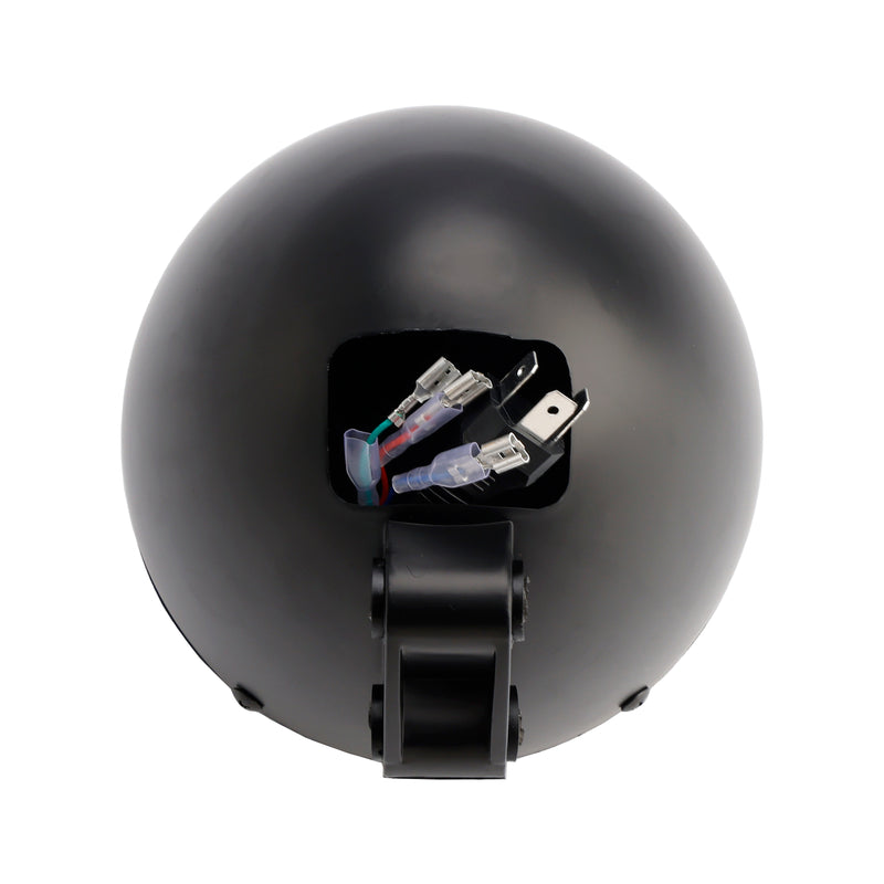 Multifunctional Beam Headlight Fog Lamp Custom Fits For Racer Bobber Chopper Chrome