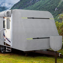 5 Layers Camper Cover 27'-30' Travel Trailer RV Cover Windproof Extra Thick  with Adhesive Repair Patches