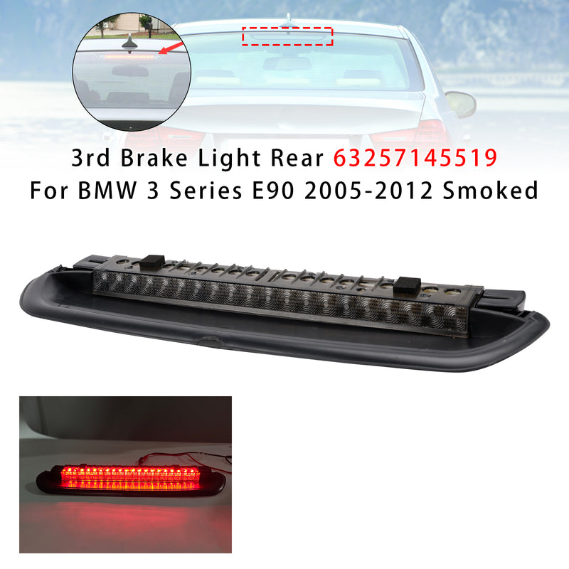 3rd Brake Light Rear 63257145519 For BMW 3 Series E90 2005-2012 Smoked