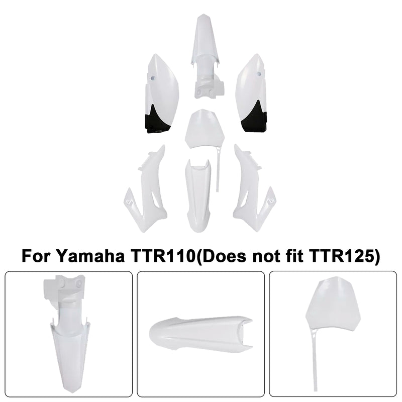 Body Plastic Kit Fender Fairing For Yamaha TTR110 DIRT BIKE