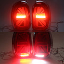 L&R LED Tail lights Lamps For BMW MINI Countryman R60 2010-2016 RED