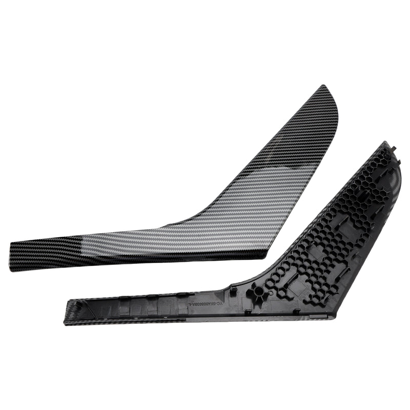 2pcs Left & Right Inner Door Handle Trim Cover For VW Golf 6 MK6 2009-2013