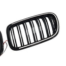 2011-2014 Fit BMW X3 F25 Dual Line Black Front Bumper Kidney Grill Grille
