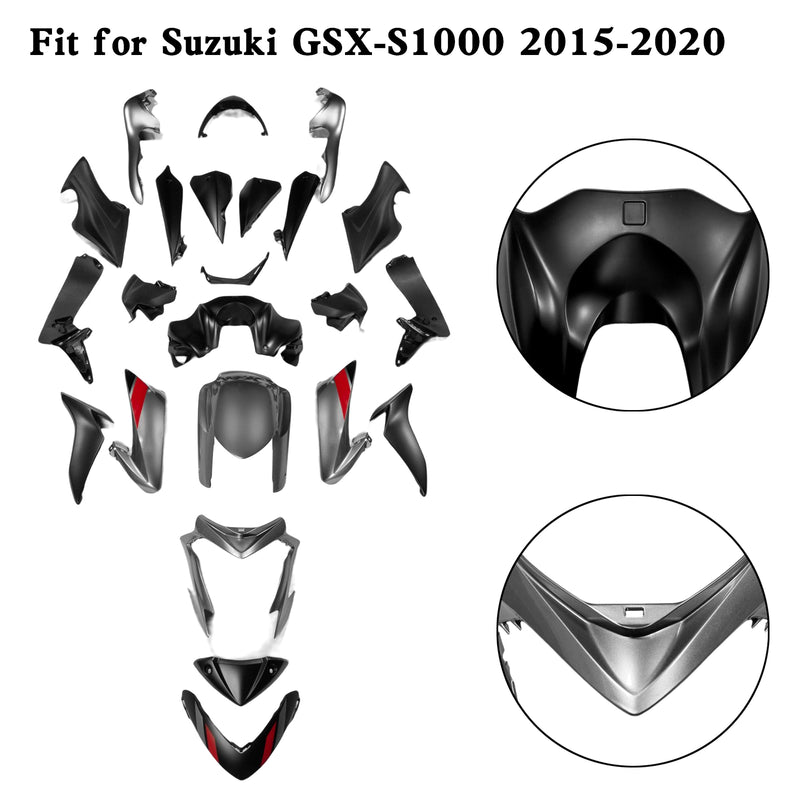 Suzuki GSX-S 1000 GSXS 2015-2020 Plastic Bodywork Fairing Kit