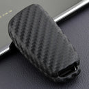 Leather Silicone Car Key Case Cover With Buckle For Audi