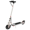 8.5" Electric Scooter for Adult Folding Electric Scooter with 350W Motor 21 MPH Max Speed 25 Miles Long-Range and Deck Lights White